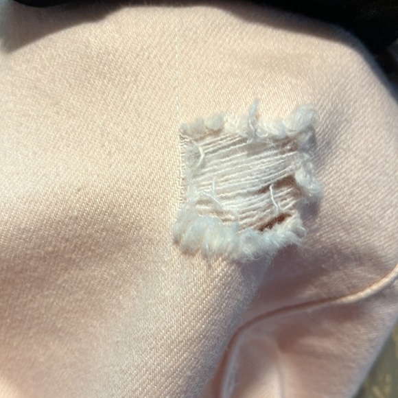 LC Lauren Conrad Distressed Color Skinny Jeans. Pale pink color. - Picture 7 of 16